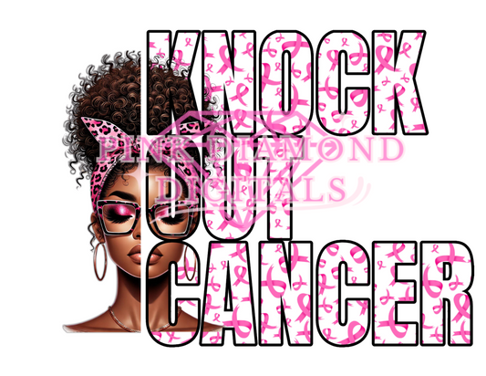 Knock Out Cancer PNG, Breast Cancer PNG