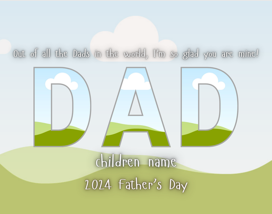 Father's Day Design Canva Editable